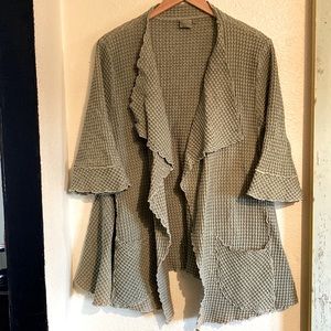 Lagenlook Waffle jacket or coat
